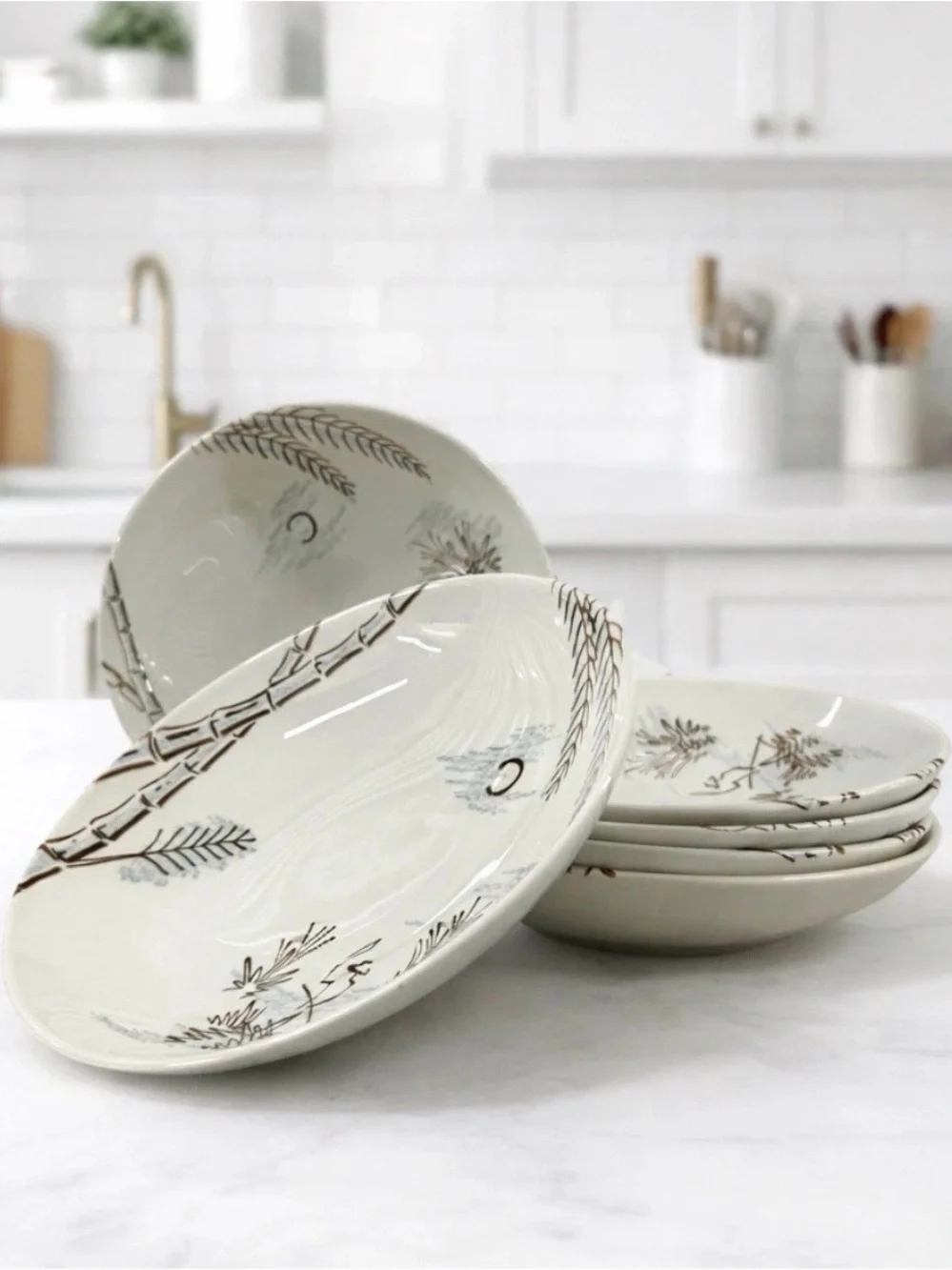 Vintage Harmony House Caribbean 19 Pc Dinnerware Set Japan Dawn Gray Spice